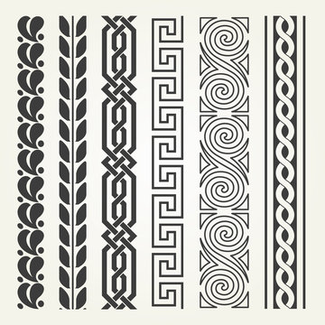 Decorative seamless border
