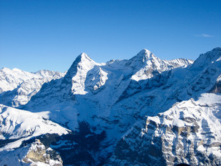Swiss Alp Mountain Range