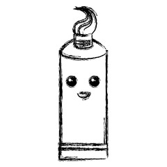 toothpaste dental kawaii character vector illustration design