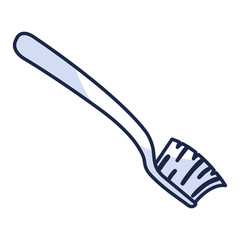 dental toothbrush isolated icon vector illustration design