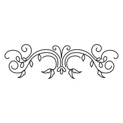 Elegant Victorian style design vector illustration design