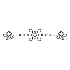 Elegant Victorian style design vector illustration design