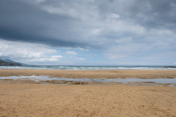 Fototapeta na wymiar Beach near Bilbao, Spain