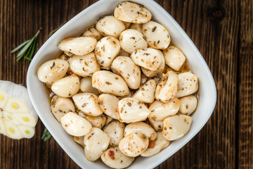Portion of Preserved Garlic