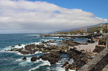 Fototapeta na wymiar Playa de San Telmo, Puerto de la Cruz