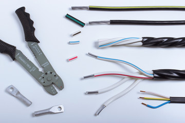 Кабели,провода электрические и инструмент для их монтажа