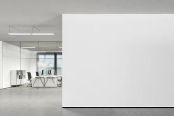Fototapeten Blank wall in modern office © dimamoroz