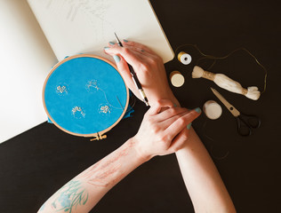 Workplace embroiderers
