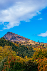 Naklejka premium Autumn in Arrowtown, New Zealand