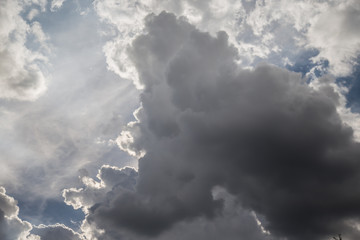 dark clould before rain
