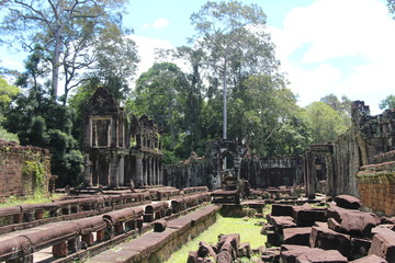 Cambodia . Preah Khan Temple . Siem Reap Province . Siem Reap City.