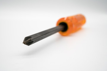 Black Phillips tip of manual screwdriver