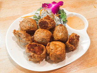 shellfish Main,hoi jor thai style food