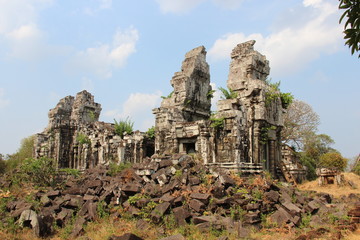 Cambodia . Phnom Bok Temple . Siem Reap Province . Siem Reap City .