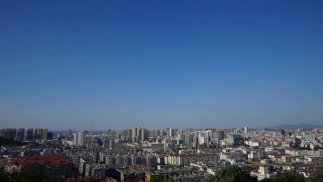Overlooking panoramic urban.