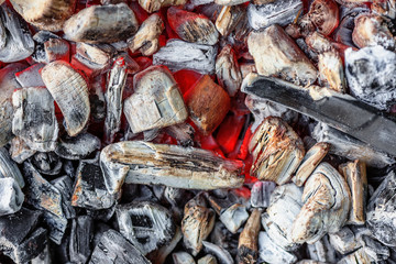 Background of coals