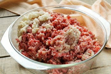 chopped meat