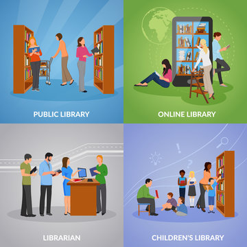 Library Icons Set