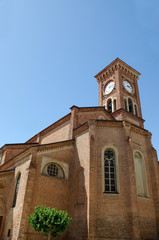 Fototapeta na wymiar Chiesa Santa Maria di Castello Alessandria
