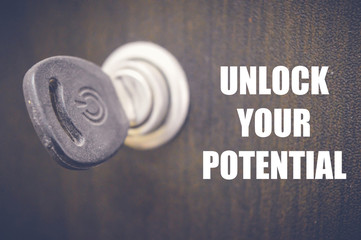 unlock your potential concept background