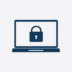 Internet security concept  icon. Identification and protection symbol.