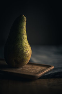 Moody food pear