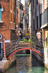 Fototapeta na wymiar Urban scenic of Venice, Italy - HDR