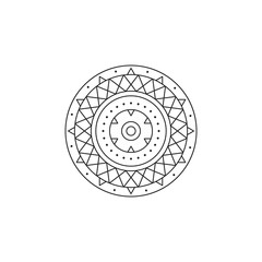 Mandala line icon