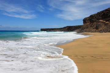 Playa de la Escalera in Fuerteventura, Spain