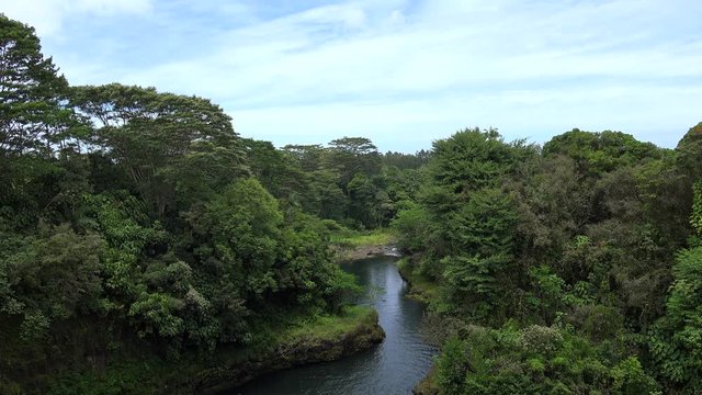 Wailuku River of Hawai'i State Parks.  Hilo, Big Island, USA 