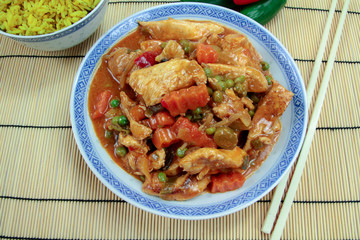 poulet aux légumes