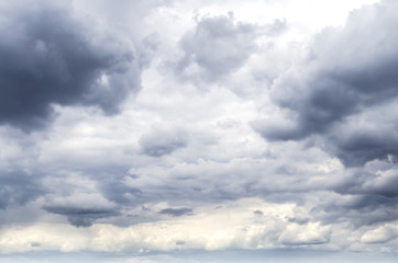 Fototapeta premium Dark Dramatic Overcast Skies After Rain Photo