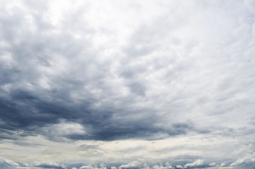Dark Dramatic Overcast Skies Partial After Rain Photo