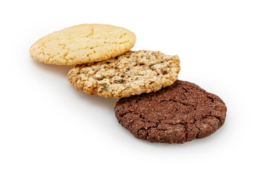 Cookie set isolated on a white background