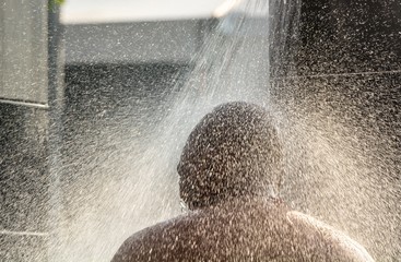 Hindu devotees during Thaipusam festival in Batu Caves temple, celebrating Lord Murugan victory over the demon Soorapadman.