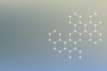 Molecule dna, genetic and chemical compounds, illustration