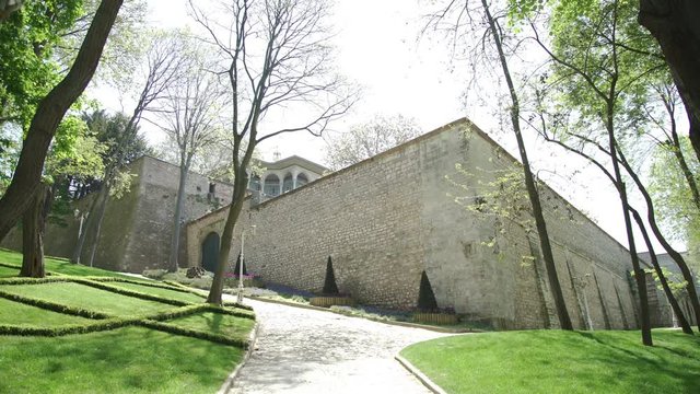 Historical Gulhane Park in near Topkapi Palace