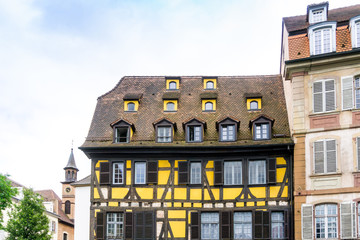 Traditional houses in La Petite France, Strasbourg, Alsace, France