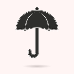 Umbrella vector icon.