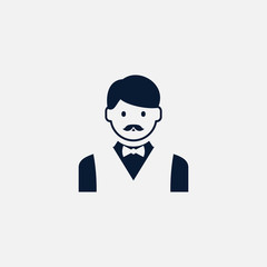 Human icon simple illustration