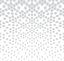 hexagon halftone gradient geometric deco pattern background