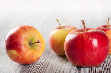 Apples on the table