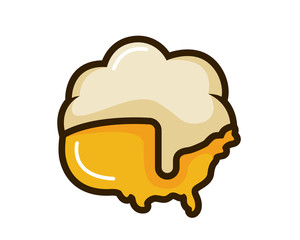 Modern Creative American Map Logo - American Beer Map