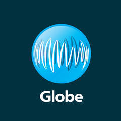 vector logo globe