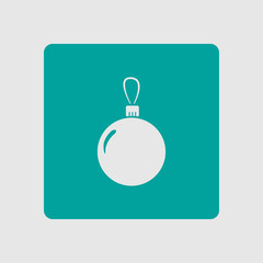 Christmas balls icon. New Year decoration. All to celebrate the New Year and Christmas.