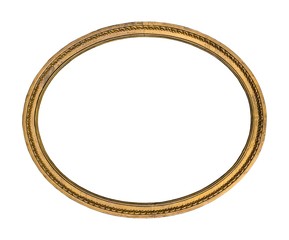Gold frame for paintings, mirrors or photos