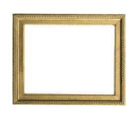 Fototapeta premium Gold frame for paintings, mirrors or photos