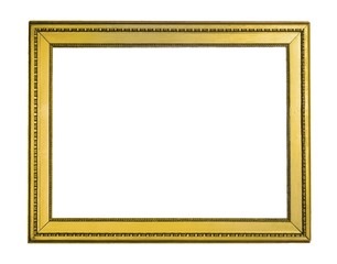 Gold frame for paintings, mirrors or photos