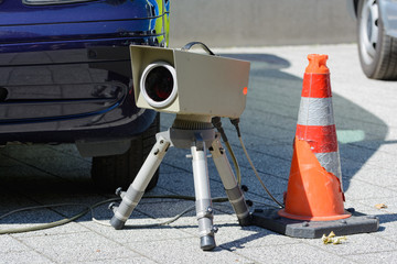 Verkehrsüberwachung zur Feststellung von Geschwindigkeitsüberschreitungen