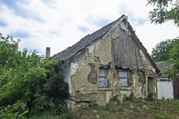 Old devastated house